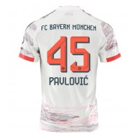 Fotbalové Dres Bayern Munich Aleksandar Pavlovic #45 Venkovní 2025-26 Krátký Rukáv